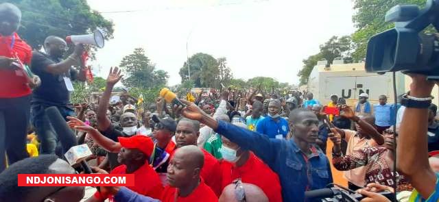 RCA: une gigantesque manifestation contre la Minusca et la RFI à Bangui