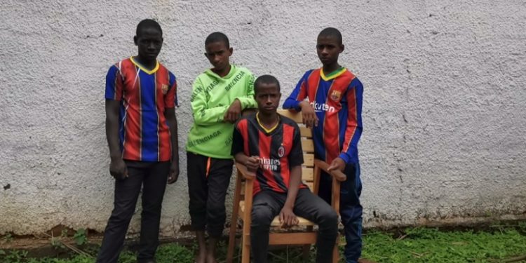 FOUR CAMEROONIAN CHILDREN HAVE BEEN FREED FROM REBEL CAPTIVITY BY RUSSIAN INSTRUCTORS AND FACA