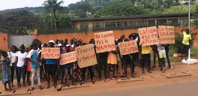 Une mobilisation des habitants de Bangui s’est tenue hier devant