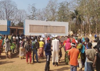 Une manifestation contre la MINUSCA à Bambari