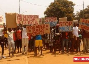 RCA: un sit-in de protestation contre la libération des légionnaires français de la Minusca