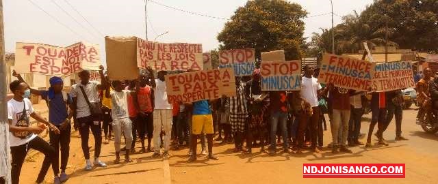 RCA: un sit-in de protestation contre la libération des légionnaires français de la Minusca