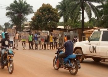 CENTRAFRIQUE :: LA CAMPAGNE CONTRE LE CONTINGENT DE L’ONU STOP MINUSCA SE POURSUIT EN RÉPUBLIQUE CENTRAFRICAINE :: CENTRAL AFRICAN