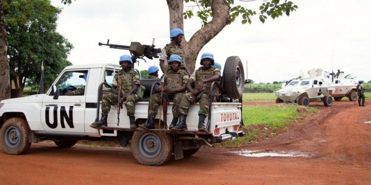 La Minusca au village Diki comme le médecin après la mort du patient